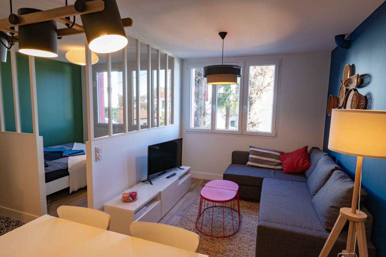 Goxoa - Appartement Au Calme, Centre Ville, Parking - Wifi อองดาเย ภายนอก รูปภาพ